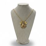 Colar Dourado Feminino Horse