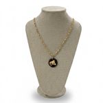 Colar Dourado Feminino Horse 
