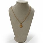 Colar Dourado Feminino Nossa Senhora 