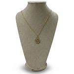 Colar Dourado Feminino Ferradura 