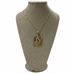 Colar Dourado Feminino Horse