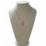 Colar Dourado Feminino Nossa Senhora