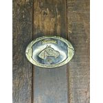 Fivela Country Cowboy Unissex Cavalo Dourado