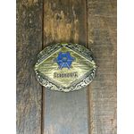 Fivela Country Cowboy Unissex Dourado Agronomia 