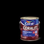 Esmalte Coralit Preto Fosco 3,6 Litros ref 5202786 Coral