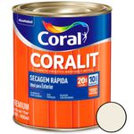 Esmalte sintético coralit secagem rápida 900ml branco acetinado - 5274056 – coral