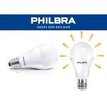 Lâmpada Led 15w Bulbo E27 6500k Bivolt Philbra