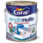 Tinta Acrílica Rende Muito Palha Fosco 3,6 Litros Coral