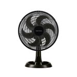 Ventilador de mesa Ventisol Turbo 6 preto com 6 pás 30cm 127V