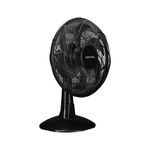 Ventilador de mesa Ventisol Turbo 6 preto com 6 pás 30cm 127V