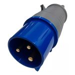 Plugue 32a 2p+t 220/240vca Azul Ip44 6h Pls 3276