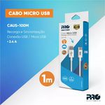 Cabo Micro Usb Android 2.4a Usb-micro 1m Pro Eletronic