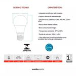 Lâmpada Led Bulbo 4,8w 3000k Avant Branco Quente E27 Bivolt