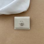 ANEL SOLITÁRIO 3MM 2 AROS LISO E CRAVEJADO QUE SE CRUZAM
