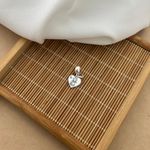 Berloque CoraÇÃo Gatinho Laser Zirconia Cristal