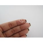 Piercing Fake Coração Fininho Mini Bolinhas Pontas