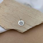 PINGENTE MEDALHA FLORZINHA A LASER
