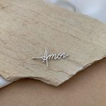 PINGENTE AMOR MANUSCRITO ALÇA FIXA 