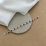 PULSEIRA INFANTIL CORAÇÕES ZIRCÔNIA COLORS