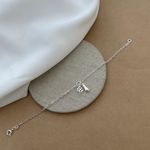 PULSEIRA PATUA COM FIGA E TREVO VAZADO ELOS OVAIS