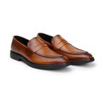 Sapato Social Masculino Loafer CNS Camel