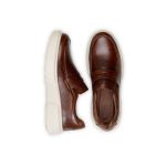 Sapato Casual Masculino CNS Collim Floarter Conhaque