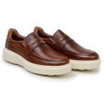 Sapato Casual Masculino CNS Collim Floarter Conhaque