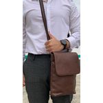 Bolsa em couro CNS Marrom