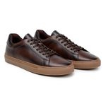 Tênis Casual Masculino CNS Tan/Mouro