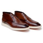 Bota Casual Masculina Couro Liso CNS Havana