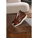 Bota Casual Masculina Couro Liso CNS Havana