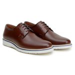 Sapato Casual Masculino Derby CNS Tan