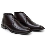Bota Social Masculina CNS WW68018 Café 