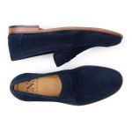 Sapato Casual Masculino CNS Camurça VCSOHO-06 Dark Navy