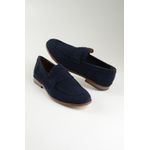 Sapato Casual Masculino CNS Camurça VCSOHO-06 Dark Navy