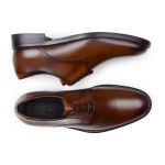 Sapato Social Masculino Derby CNS Amsterdã 17805 Camel