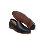 Mocassim Masculino Sola De Couro CNS Black