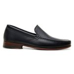 Mocassim Masculino Sola De Couro CNS Black