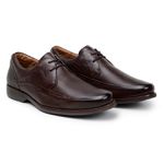 Sapato Social Masculino Derby Comfort CNS Pinhão