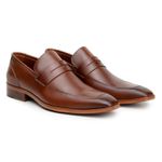 Sapato Social Masculino Loafer CNS Caramelo