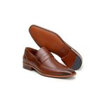 Sapato Social Masculino Loafer CNS Caramelo