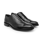 Sapato Social Masculino Oxford Brogue CNS Preto