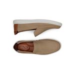 Sapato Casual Masculino Mocassim CNS 20001 Areia