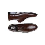 Sapato Social Masculino Derby CNS 71010 Café