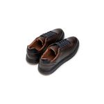 Tênis Casual Masculino CNS LED 009 Tan e Preto