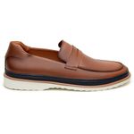 Sapato Casual Masculino Mocassim CNS Milos 02 Damasco