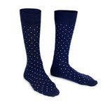 Meia Masculina Estampada 01 Azul