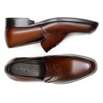 Sapato Social Masculino Mocassim CNS 18304 Camel