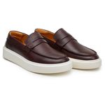 Sapato Casual Masculino Mocassim CNS 64601 Café