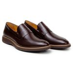 Sapato Casual Masculino Mocassim CNS 7101 Café